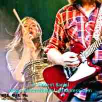 Photo of "The Sheepdogs" in concert at the Festival of Friends 2011. Photo credit Vincent Banial